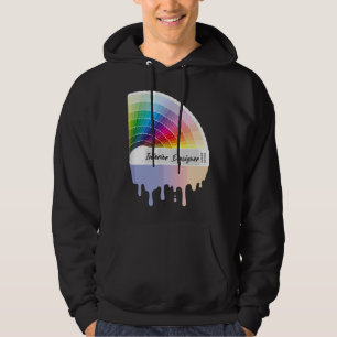 Interieurontwerper Kleurrijke Decorateur Creatieve Hoodie