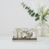 Interieurontwerper Meubilair met leefruimte Visitekaartje (Staand voorkant)