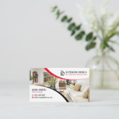 Interieurontwerper, Minimalistisch, Huisregeling Visitekaartje (Staand voorkant)