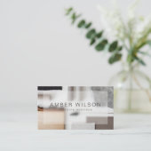 Interieurontwerper Modern Esthetisch Visitekaartje (Staand voorkant)