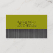 Interieurontwerper of Staging Visitekaartje (Achterkant)