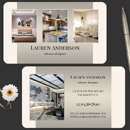 Interieurontwerper Portfolio Visitekaartje