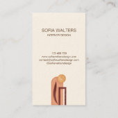 interieurontwerper thuis staging onroerend goed ab visitekaartje (Achterkant)