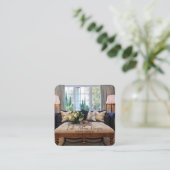 interieurontwerper visitekaartje (Staand voorkant)