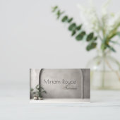 Interieurontwerper visitekaartje (Staand voorkant)