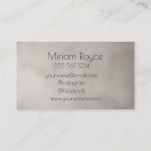 Interieurontwerper visitekaartje (Achterkant)