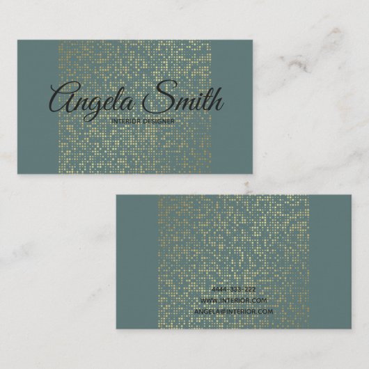 Interieurontwerper Visitekaartje (Voorkant / Achterkant)