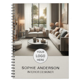 Interieurontwerper Zakelijk Logo Foto Professionee Notitieboek