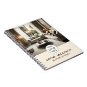 Interieurontwerper Zakelijk Logo Foto Professionee Notitieboek (Rechterzijde)