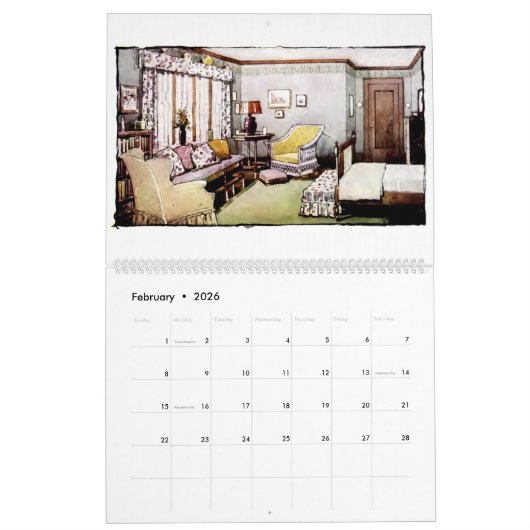  interieurontwerpoppen van 1915 kalender (Feb 2026)