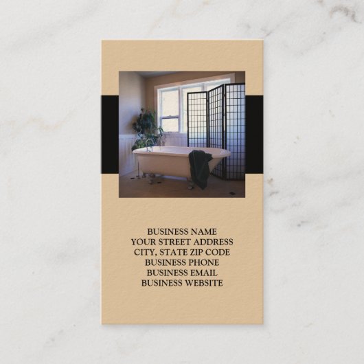 Interieurs of Visitekaartjes voor fasering (Voorkant)