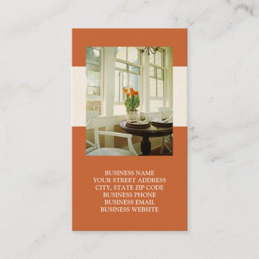 Interieurs of Visitekaartjes voor fasering (Voorkant)