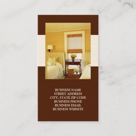 Interieurs of Visitekaartjes voor fasering (Voorkant)