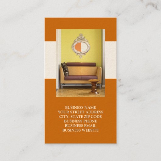 Interieurs of Visitekaartjes voor fasering (Voorkant)