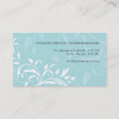 InterieurVisitekaartje Visitekaartje (Achterkant)