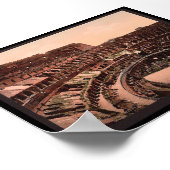 Interior de Coliseum, Rome, Italië Poster (Hoek)