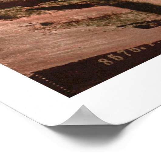 Interior de Coliseum, Rome, Italië Poster (Hoek)