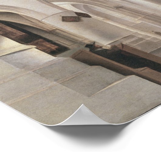 Interior de Grote Kerk, Amsterdam, c.1637 Poster (Hoek)