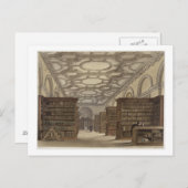 Interior de Public Library, Cambridge, van 'T Briefkaart (Voorkant / Achterkant)
