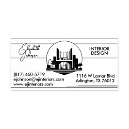 Interior Design or Architect Logo Zelfinktende Stempel