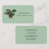 Interior Design Plant Service Visitekaartje (Voorkant / Achterkant)