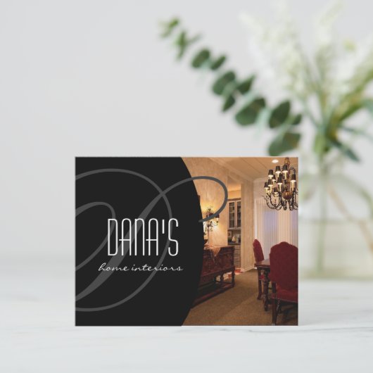 Interior Designer Briefkaart (Staand voorkant)