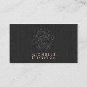 Interior Designer Elegant Embossed Motif look Visitekaartje