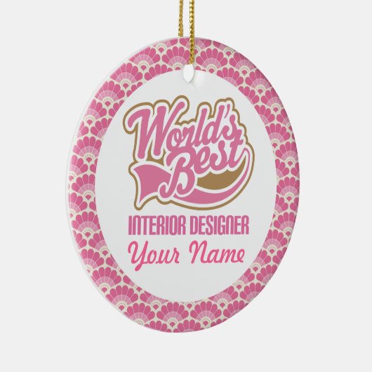 Interior Designer Gepersonaliseerde Gift Ornament (Rechts)