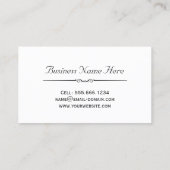 Interior Designer - Luxury Gold Black Geometric Visitekaartje (Achterkant)