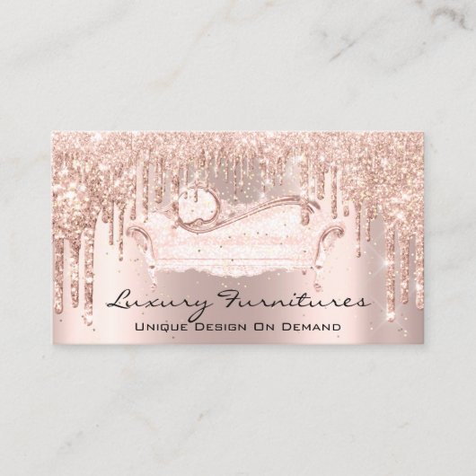 Interior Designer Unieke Furnitures Roos Sofa Roze Visitekaartje (Voorkant)