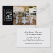 Interior Designer Visitekaartje (Voorkant / Achterkant)
