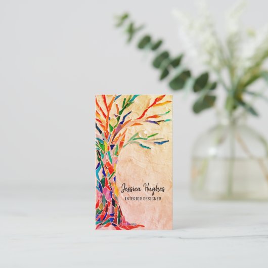 Interior Designer Visitekaartje (Staand voorkant)