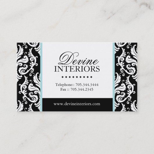 Interior Designer Visitekaartje (Voorkant)