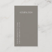 Interior Designer Visitekaartje (Achterkant)