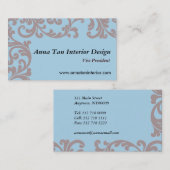 Interior Designer Visitekaartje (Voorkant / Achterkant)