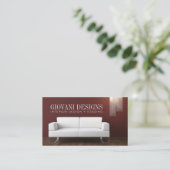 Interior Designer Visitekaartje (Staand voorkant)