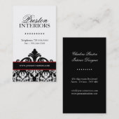 Interior Designer Visitekaartje (Voorkant / Achterkant)