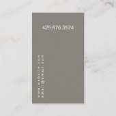 Interior Designer Visitekaartje (Achterkant)