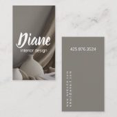 Interior Designer Visitekaartje (Voorkant / Achterkant)
