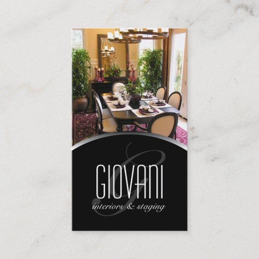 Interior Designer Visitekaartje (Voorkant)
