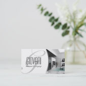 Interior Designer Visitekaartje (Staand voorkant)