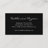 Interior Designer Visitekaartje (Achterkant)