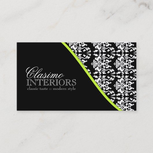 Interior Designer Visitekaartje (Voorkant)