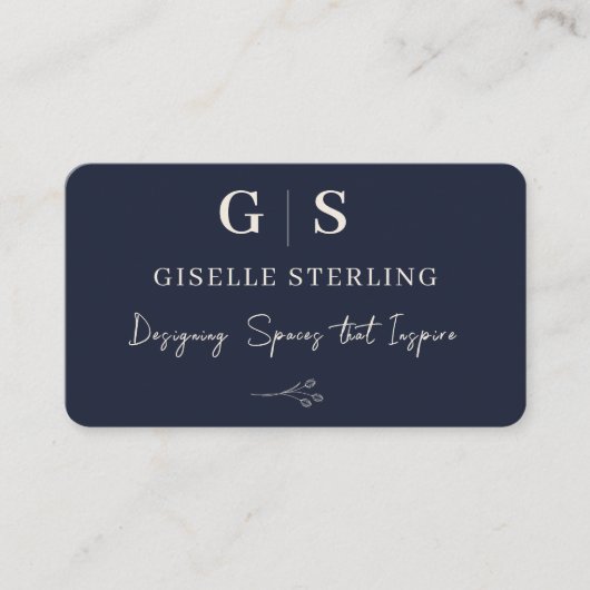 Interior Designer Visitekaartje (Voorkant)