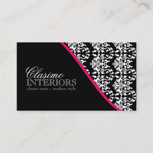 Interior Designer Visitekaartje (Voorkant)