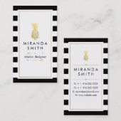 Interior Designer Visitekaartje - Afmetingen afbee (Voorkant / Achterkant)