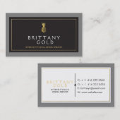 Interior Designer Visitekaartje - Chic Gold (Voorkant / Achterkant)