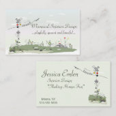 Interior Designer Visitekaartje Whimsical (Voorkant / Achterkant)