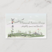 Interior Designer Visitekaartje Whimsical (Voorkant)