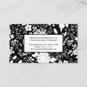 Interior Designer Visitekaartje (zwart-wit) (Achterkant)